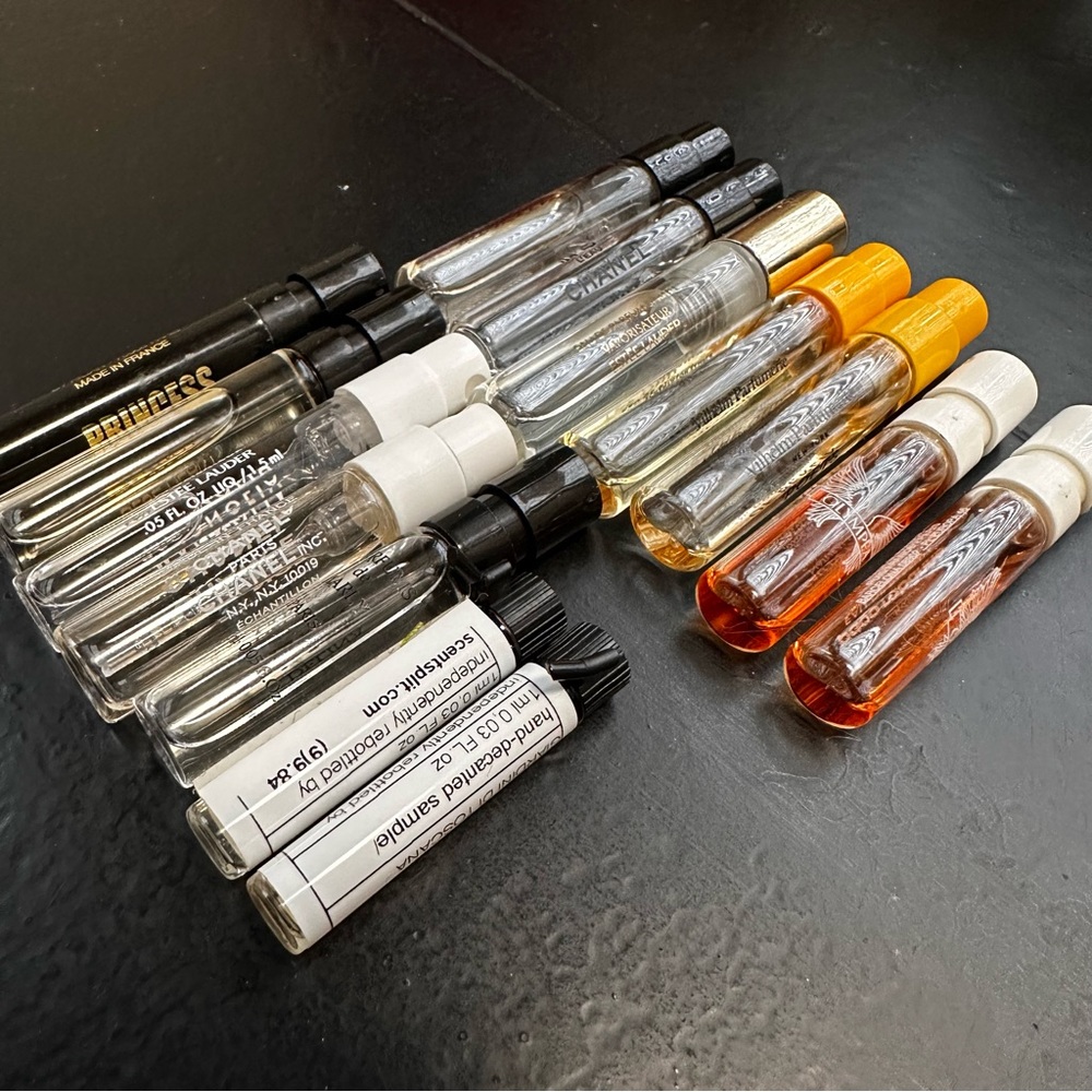Lot of niche/luxury fragrance samples included- Delina La Rosee